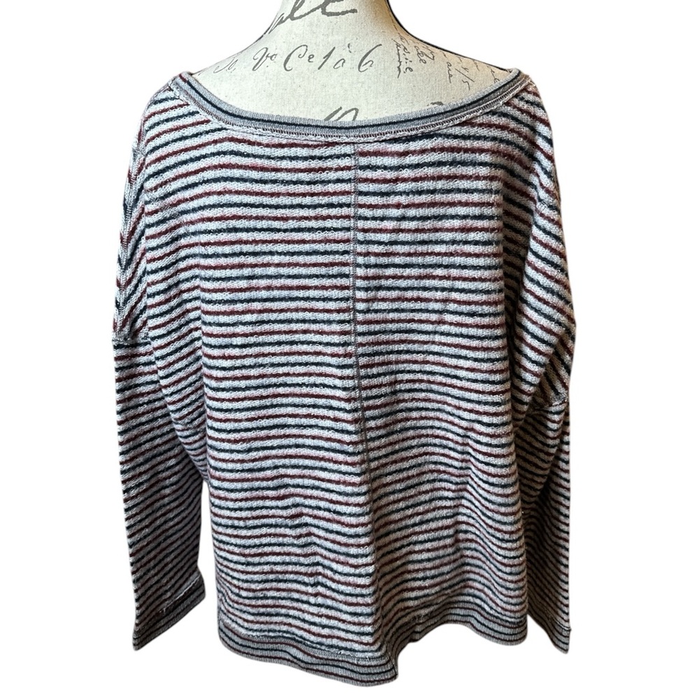 Free People Little Ann Striped Pullover Top - Picture 3 of 8